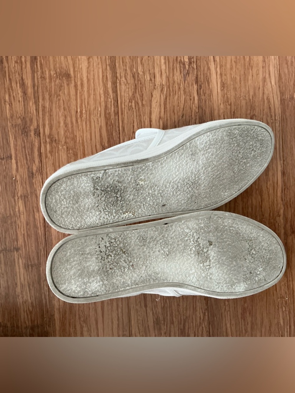Calvin Klein Off-White Logo Slip-On Sneakers - Picture 8 of 8